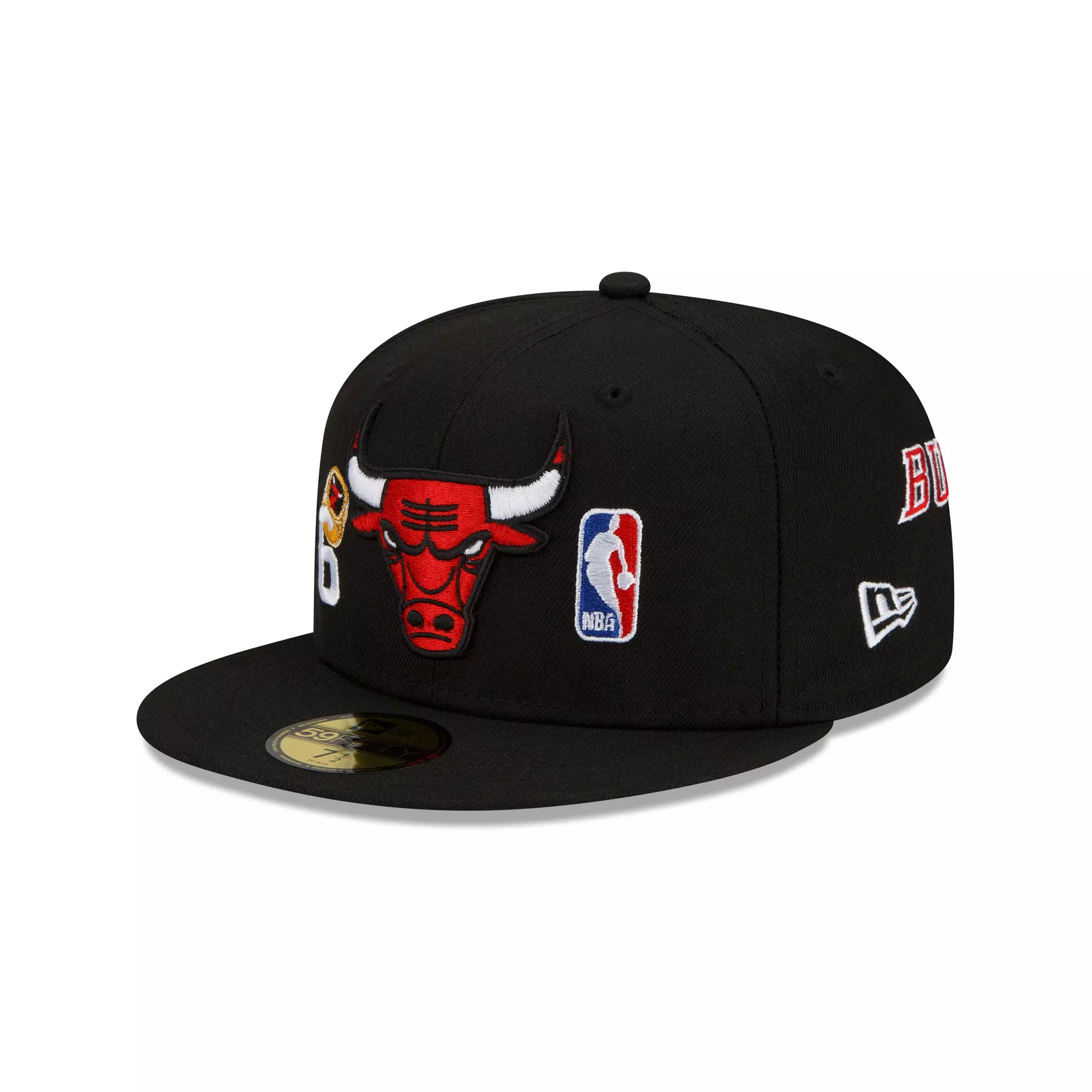 Bulls hat hot sale black